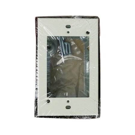 Wiremold Legrand Rectangle Steel 1 gang Extension Starter Box Ivory V5751